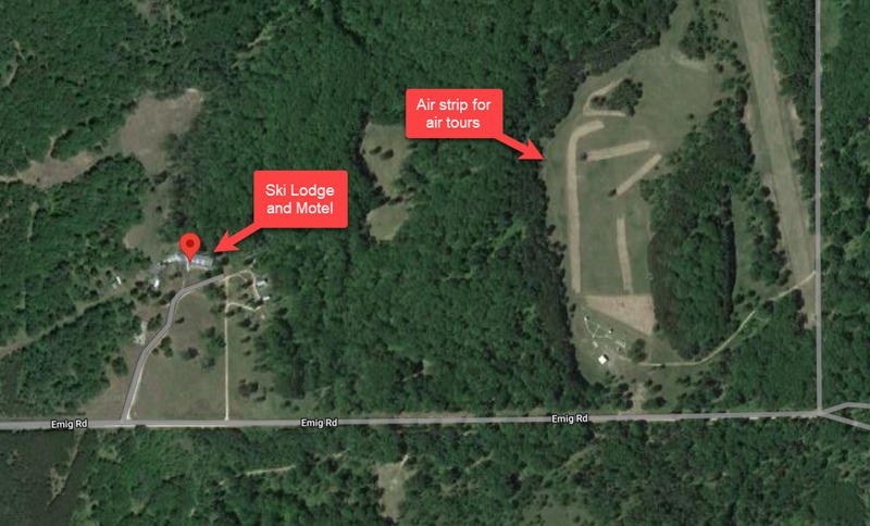 Fonro Lodge Resort Motel (Cole Creek) - Aerial Photo